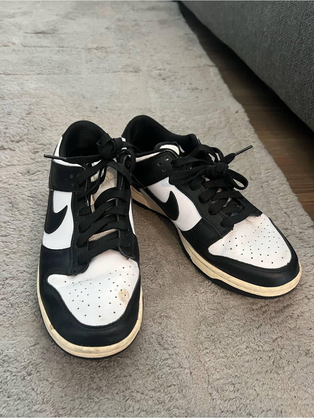 Nike Panda Black and White Low-Top Men's Sneakers